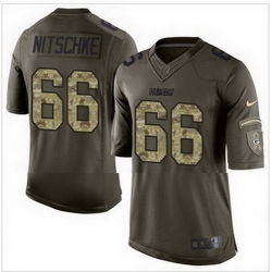 Nike Green Bay Packers #66 Ray Nitschke Green Mens Stitched NFL Limited Salute To Service Jersey