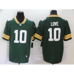 Nike Packers 10 Jordan Love Green 2020 NFL Draft First Round Pick Vapor Untouchable Limited Jersey