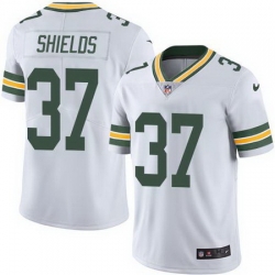 Nike Packers #37 Sam Shields White Mens Stitched NFL Limited Rush Jersey