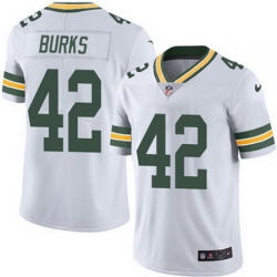 Nike Packers #42 Oren Burks White Mens Stitched NFL Vapor Untouchable Limited Jersey