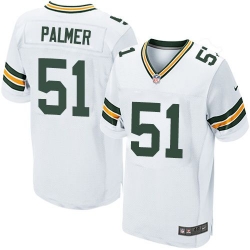 Nike Packers #51 Nate Palmer White Mens Stitched NFL Elite Jersey