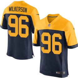 Nike Packers #96 Muhammad Wilkerson Navy Blue Alternate Mens Stitched NFL New Elite Jersey