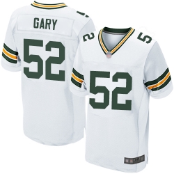 Packers 52 Rashan Gary White Men Stitched Football Elite Jersey