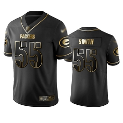 Packers 55 Za 27Darius Smith Black Men Stitched Football Limited Golden Edition Jersey