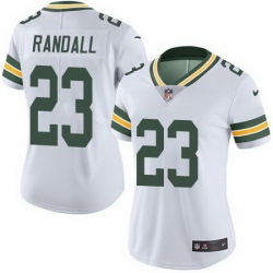 Nike Packers #23 Damarious Randall White Womens Stitched NFL Limited Rush Jersey