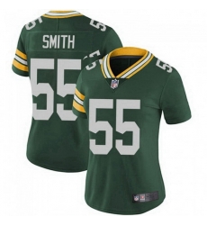 Women Nike Green Bay Packers 55 Za'Darius Smith Green Vapor Limited Jersey