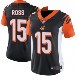 Womens Nike Cincinnati Bengals 15 John Ross Elite Black Team Color NFL Jersey