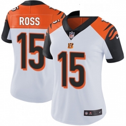 Womens Nike Cincinnati Bengals 15 John Ross Vapor Untouchable Limited White NFL Jersey