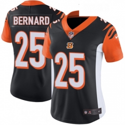 Womens Nike Cincinnati Bengals 25 Giovani Bernard Elite Black Team Color NFL Jersey