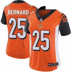 Womens Nike Cincinnati Bengals 25 Giovani Bernard Elite Orange Alternate NFL Jersey