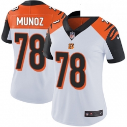 Womens Nike Cincinnati Bengals 78 Anthony Munoz Elite White NFL Jersey