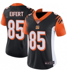 Womens Nike Cincinnati Bengals 85 Tyler Eifert Elite Black Team Color NFL Jersey