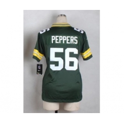 nike women nfl jerseys green bay packers 56 peppers green[nike][peppers]