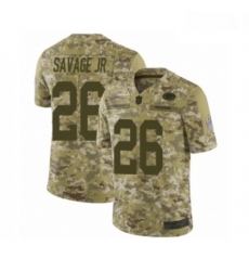 Youth Green Bay Packers 26 Darnell Savage Jr Limited Camo 2018 Salute to Service Football Jersey