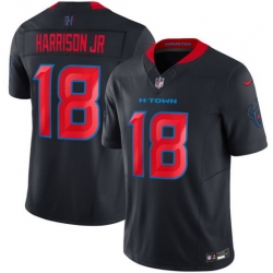 Men Houston Texans  18 Marvin Harrison Jr Navy 2026 F U S E  Vapor Limited Stitched Football Jersey