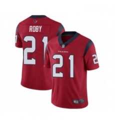 Men Houston Texans 21 Bradley Roby Red Alternate Vapor Untouchable Limited Player Football Jersey