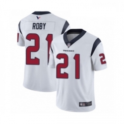 Men Houston Texans 21 Bradley Roby White Vapor Untouchable Limited Player Football Jersey