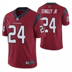 Men Houston Texans 24 Derek Stingley Jr Red Vapor Untouchable Limited Stitched jersey