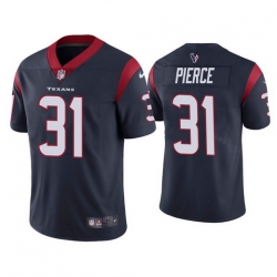 Men Houston Texans 31 Dameon Pierce Navy Vapor Untouchable Limited Stitched Jersey