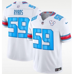 Men Houston Texans  59 DeMeco Ryans White 2026 F U S E   HOUSTON US  Rivalries Collection Limited Stitched Football Jersey