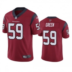 Men Houston Texans 59 Kenyon Green Red Vapor Untouchable Limited Stitched Jersey