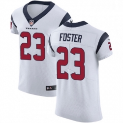 Men Nike Houston Texans 23 Arian Foster White Vapor Untouchable Elite Player NFL Jersey