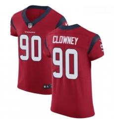 Men Nike Houston Texans 90 Jadeveon Clowney Red Alternate Vapor Untouchable Elite Player NFL Jersey