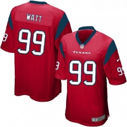 Men Nike Houston Texans 99 JJ Watt Game Red Alternate NFL Jersey