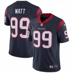 Men Nike Houston Texans 99 JJ Watt Limited Navy Blue Team Color Vapor Untouchable NFL Jersey