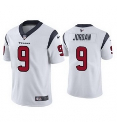 Men White Houston Texans 9 Brevin Jordan Vapor Untouchable Limited Stitched Jersey