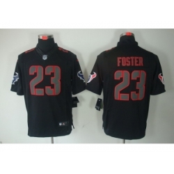 Nike Houston Texans 23 Arian Foster Black Limited Impact NFL Jersey