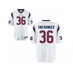 Nike Houston Texans 36 D.J. Swearinger Blue Game NFL Jersey