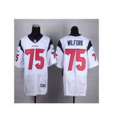 Nike Houston Texans 75 Vince Wilfork white Elite NFL Jersey