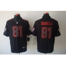 Nike Houston Texans 81 Owen Daniels Black Impact Limited NFL Jersey