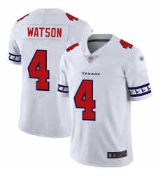 Texans 4 Deshaun Watson White Mens Stitched Football Limited Team Logo Fashion Jersey