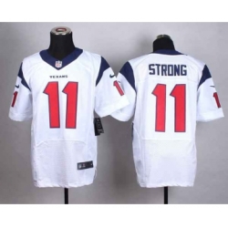 nike nfl jerseys houston texans 11 strong white[Elite]