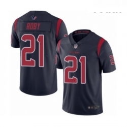 Youth Houston Texans 21 Bradley Roby Limited Navy Blue Rush Vapor Untouchable Football Jersey