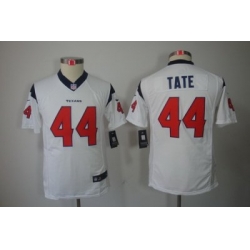 Youth Nike NFL Houston Texans #44 Tate White Color[Youth Limited Jerseys]