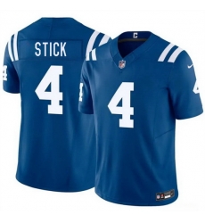 Men Indianapolis Colts 4 Easton Stick Blue 2026 F U S E Vapor Limited Stitched Football Jersey Men Indianapolis Colts 4 Easton Stick Blue 2026 F U S E Vapor Limited Stitched Football Jersey
