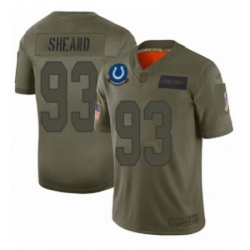 Men Indianapolis Colts 93 Jabaal Sheard Limited Camo 2019 Salute to Service Football Jersey