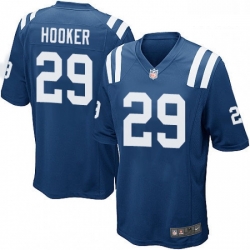 Men Nike Indianapolis Colts 29 Malik Hooker Game Royal Blue Team Color NFL Jersey