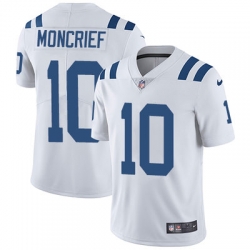 Nike Colts #10 Donte Moncrief White Mens Stitched NFL Vapor Untouchable Limited Jersey