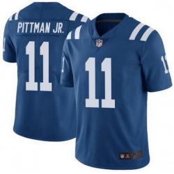 Nike Indianapolis Colts 11 Michael Pittman JR  Royal Vapor Untouchable Limited Jersey