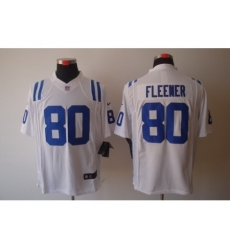 Nike Indianapolis Colts 80 Coby Fleener White Limited NFL Jersey