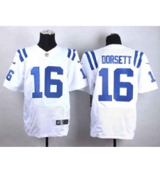 nike nfl jerseys indianapolis colts 16 dorsett white[Elite]