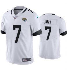 Men Jacksonville Jaguars 7 Zay Jones White Vapor Untouchable Limited Stitched jersey