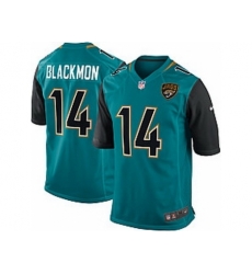 Nike Jacksonville Jaguars 14 Justin Blackmon Green Game New NFL Jersey