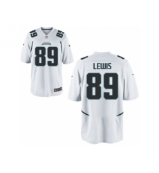 Nike Jacksonville Jaguars 89 Marcedes Lewis White Game NFL Jersey