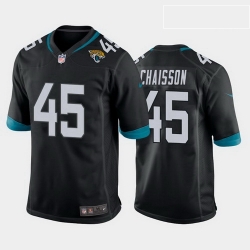 men k'lavon chaisson jacksonville jaguars black game jersey  men k'lavon chaisson jacksonville jaguars black game jersey