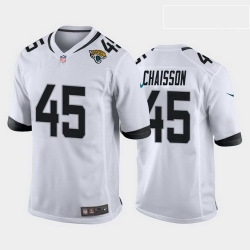 men k'lavon chaisson jacksonville jaguars white game jersey  men k'lavon chaisson jacksonville jaguars white game jersey